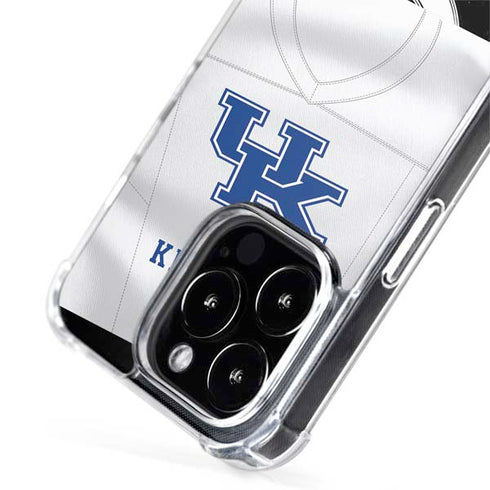 University of Kentucky White Jersey iPhone 15 Pro MagSafe Case